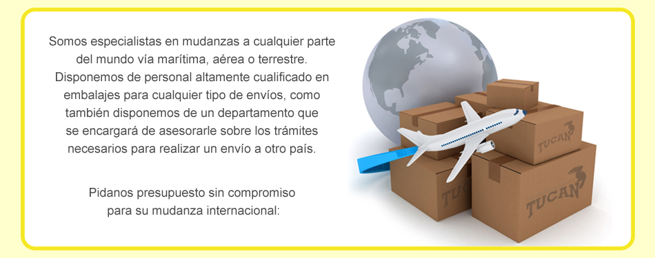 paquetería y mudanza internacional
